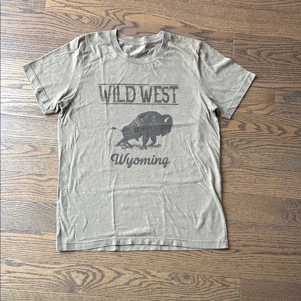 Wild West Wyoming Tan T-Shirt